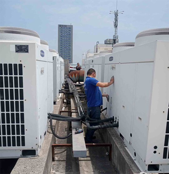 句容中央空调制热和不制冷系统维修方法